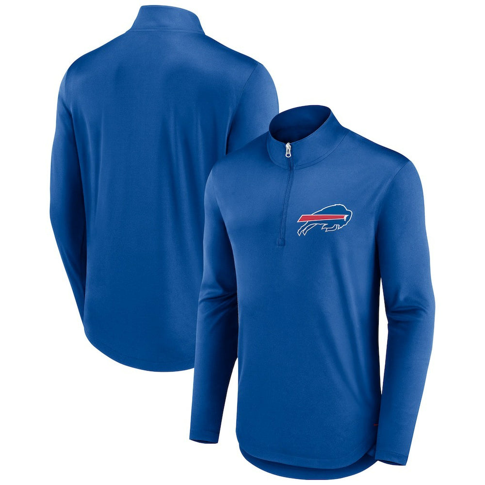 Fanatics Buffalo Bills Tough Minded Quarter-Zip Top Royal