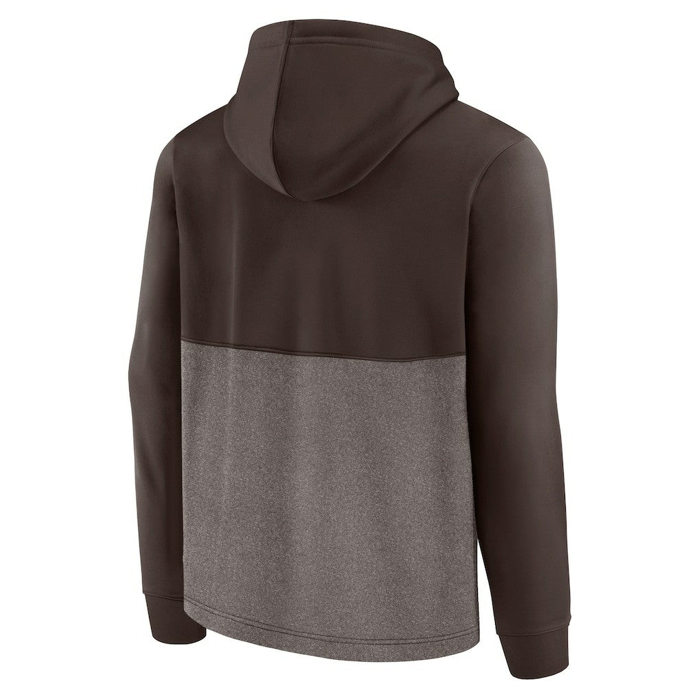 Fanatics Cleveland Browns Winter Camp Pullover Hoodie Brown