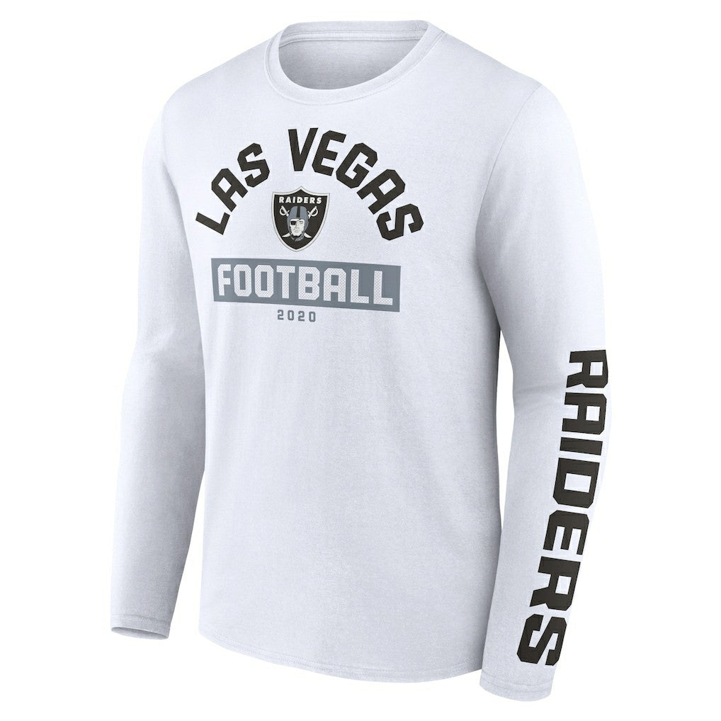 Fanatics Las Vegas Raiders Long and Short Sleeve Two-Pack T-Shirt Black/White