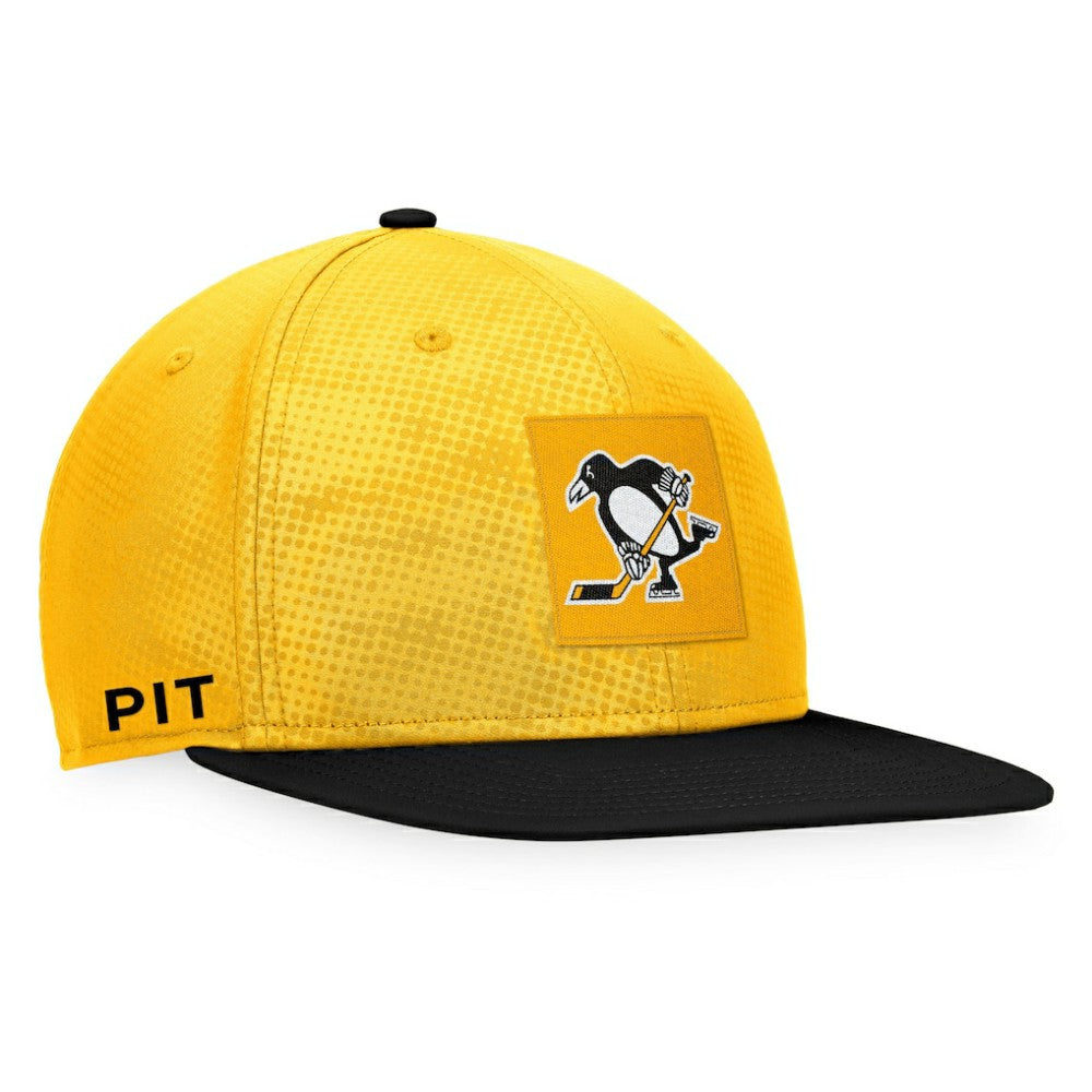Pittsburgh Penguins Fanatics Authentic Pro Alternate Logo Snapback Hat - Gold/Black - NHL 4646675