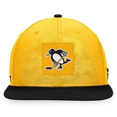 Pittsburgh Penguins Fanatics Authentic Pro Alternate Logo Snapback Hat - Gold/Black - NHL 4646675