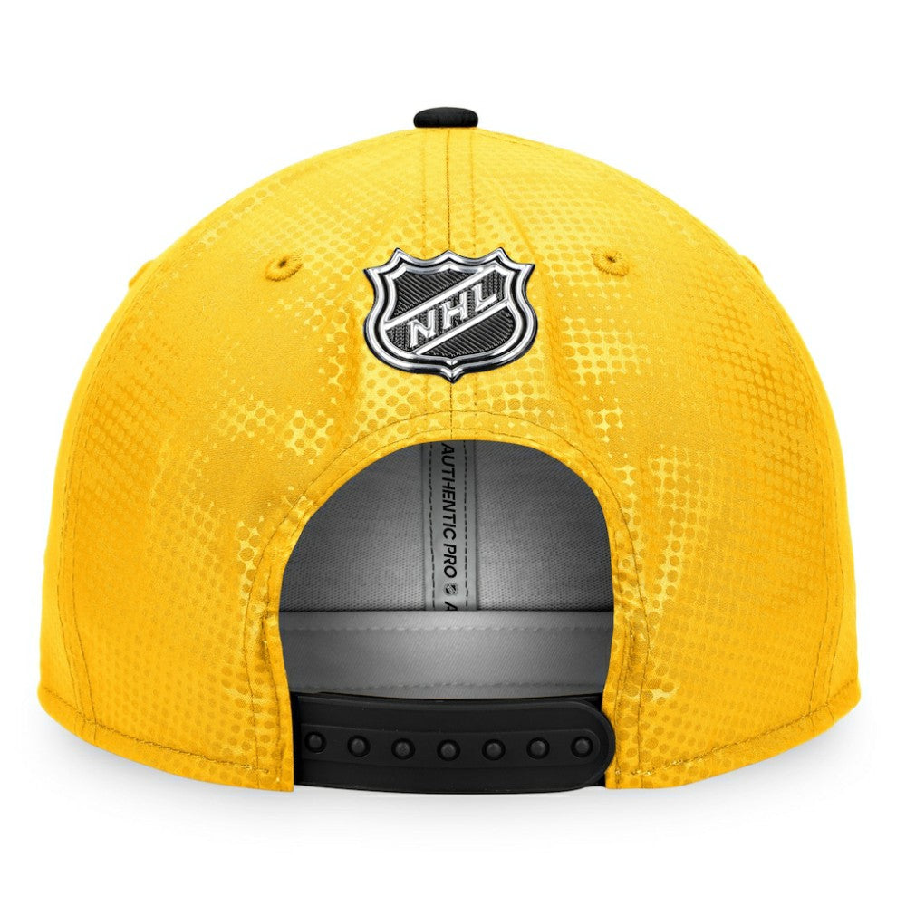 Pittsburgh Penguins Fanatics Authentic Pro Alternate Logo Snapback Hat - Gold/Black - NHL 4646675