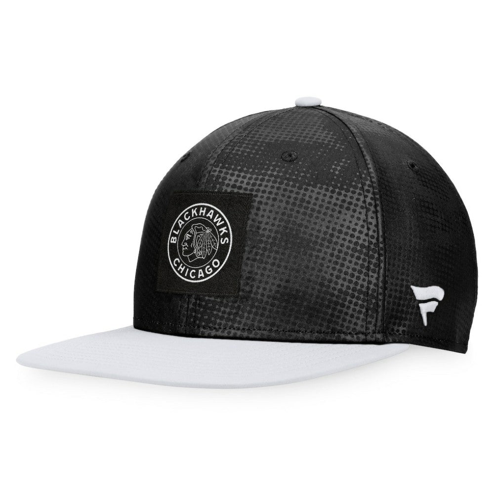 Chicago Blackhawks Fanatics Authentic Pro Alternate Logo Snapback Hat - Black/White - NHL 4646676
