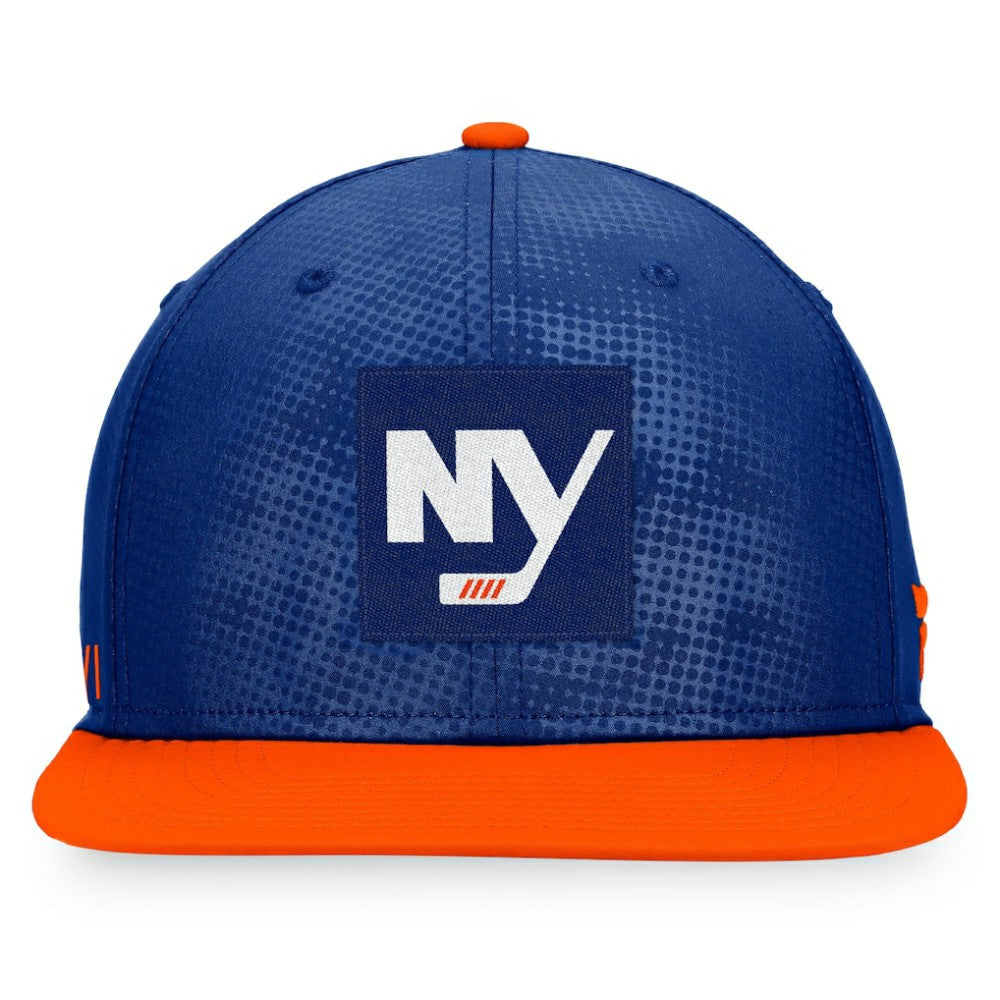 New York Islanders Fanatics Authentic Pro Alternate Logo Snapback Hat - Royal/Orange - NHL 4646687