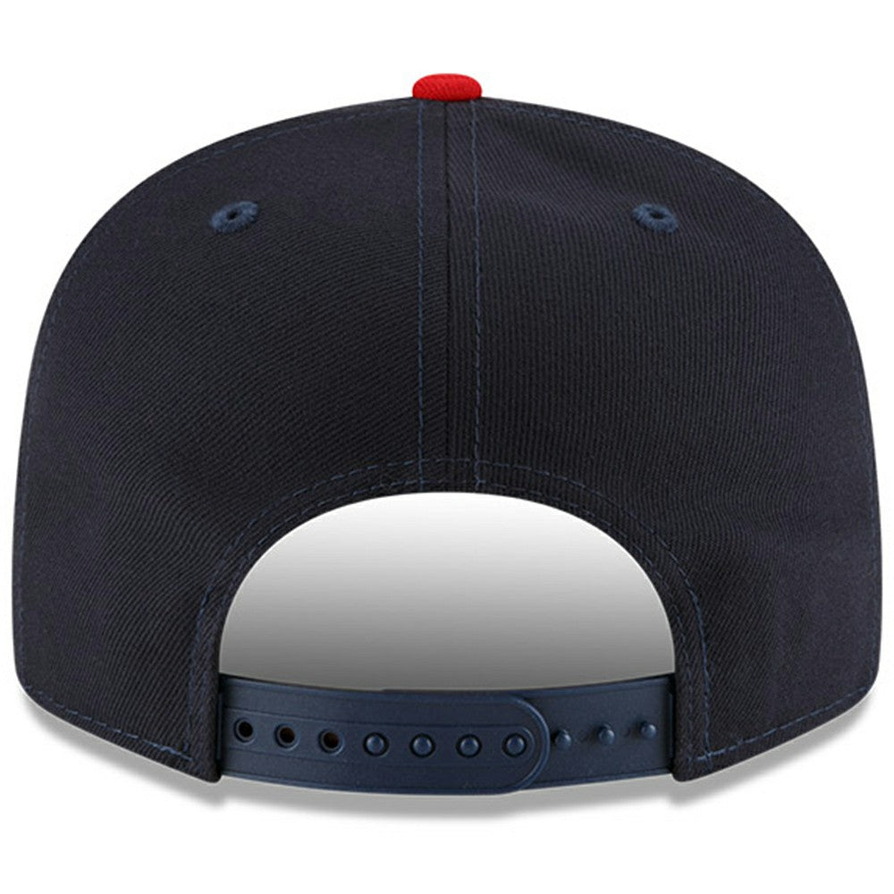 Cleveland Guardians New Era Team Color 9FIFTY Snapback Adjustable Hat - Navy/Red - New Era Lifestyle