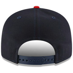 Cleveland Guardians New Era Team Color 9FIFTY Snapback Adjustable Hat - Navy/Red - New Era Lifestyle