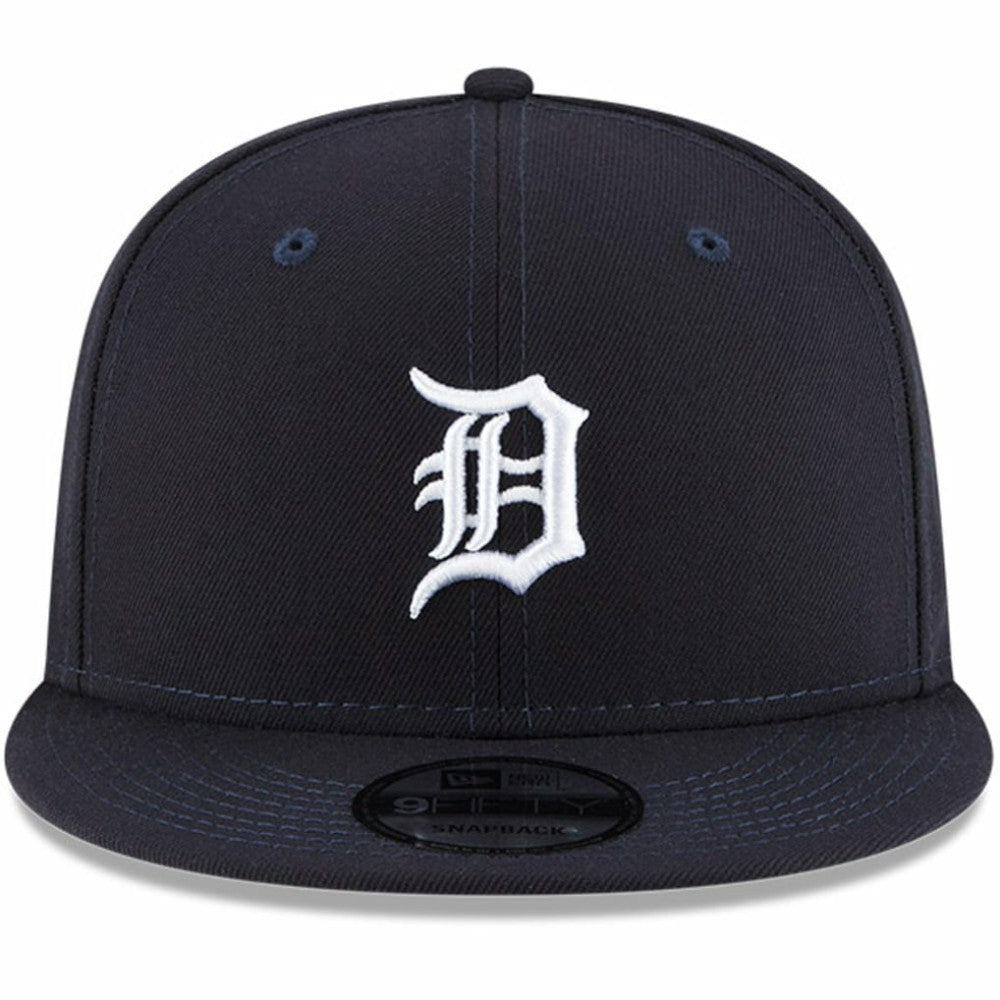 Detroit Tigers New Era Logo Team Color 9FIFTY Snapback Hat - Navy - New Era Sale
