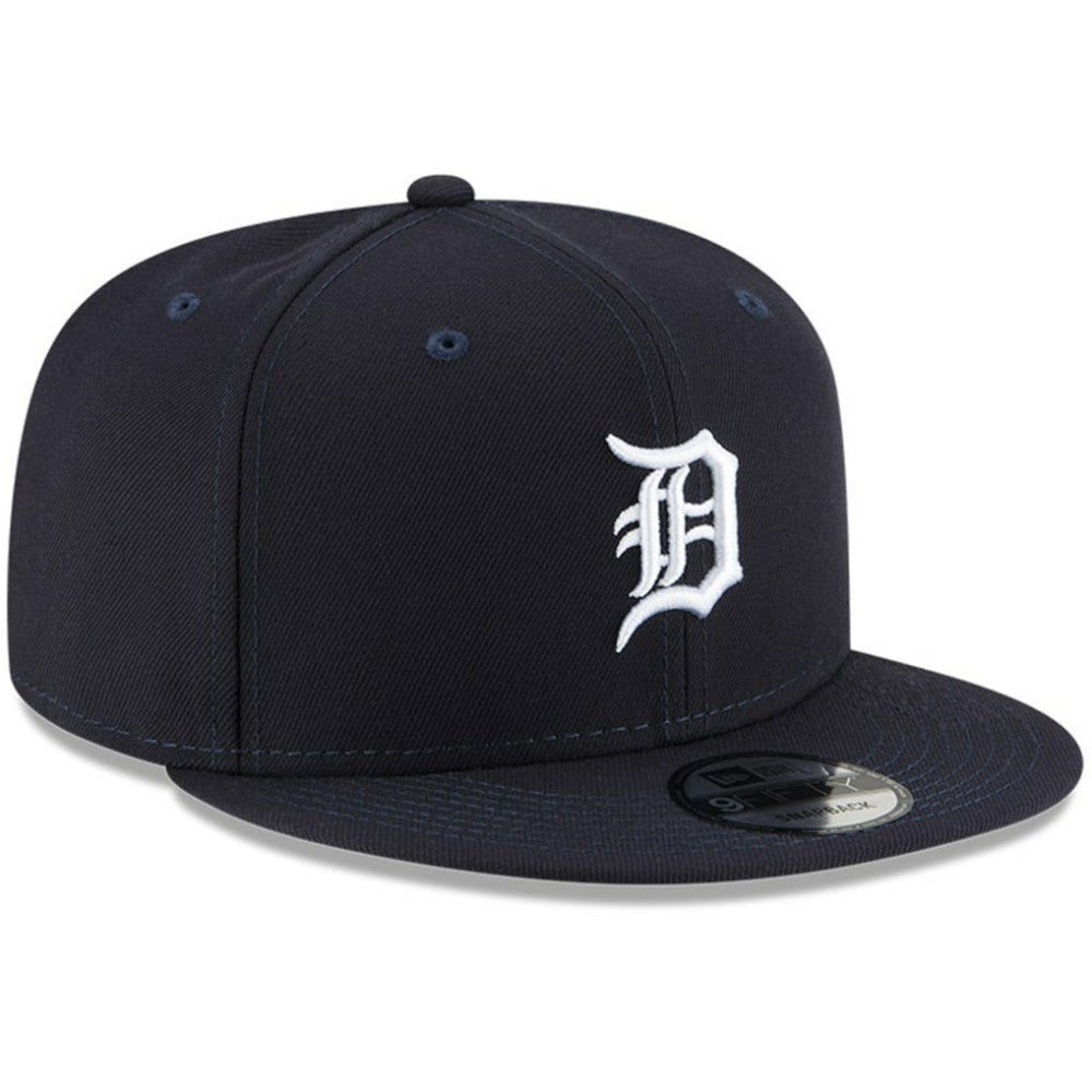 Detroit Tigers New Era Logo Team Color 9FIFTY Snapback Hat - Navy - New Era Sale