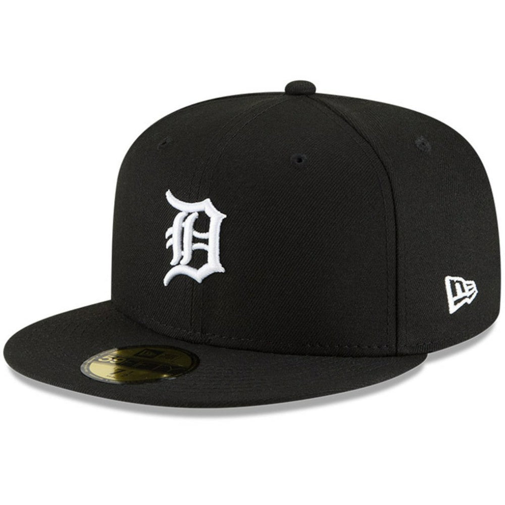 Detroit Tigers New Era Logo 59FIFTY Fitted Hat - Black - New Era Online