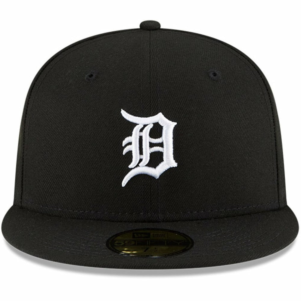 Detroit Tigers New Era Logo 59FIFTY Fitted Hat - Black - New Era Online