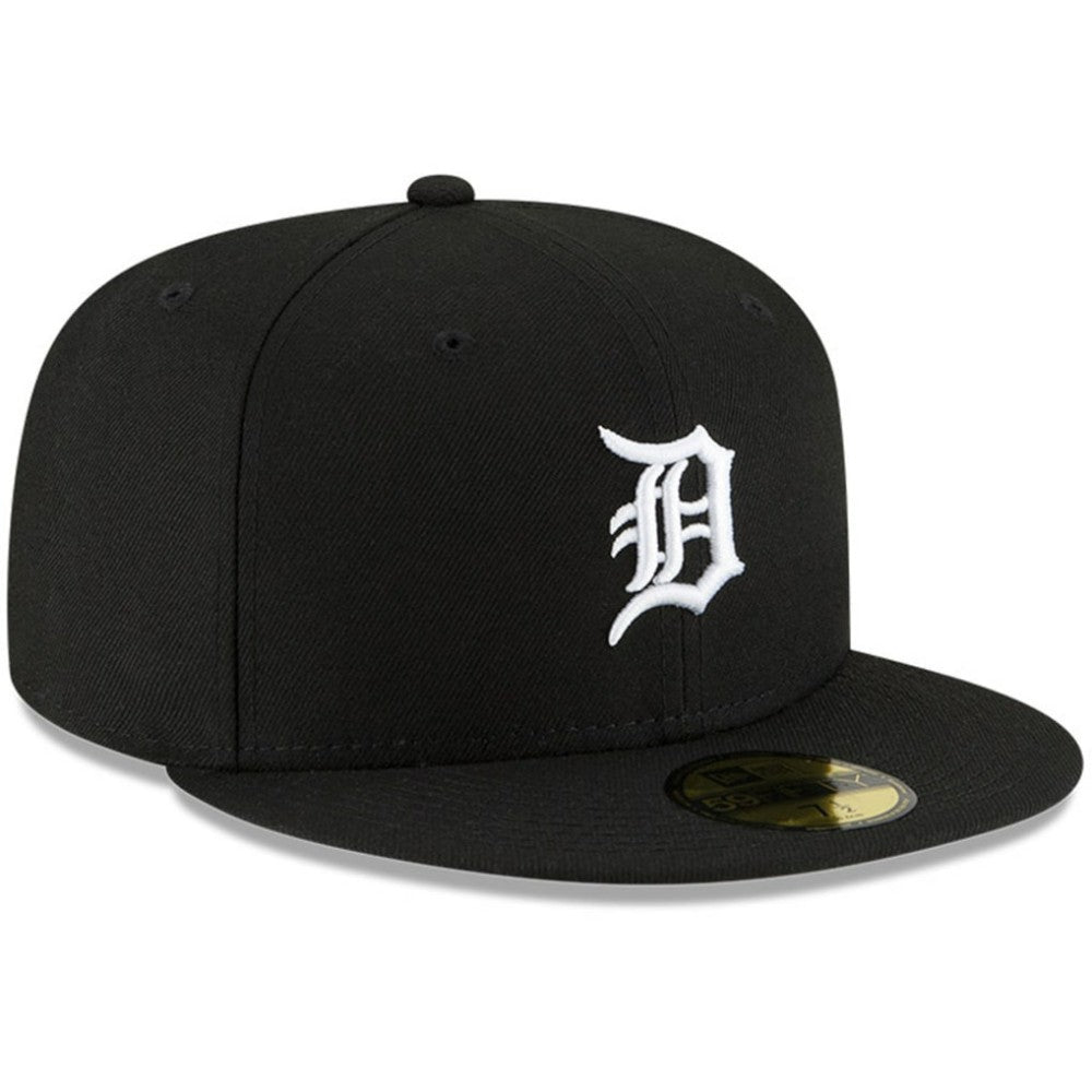 Detroit Tigers New Era Logo 59FIFTY Fitted Hat - Black - New Era Online