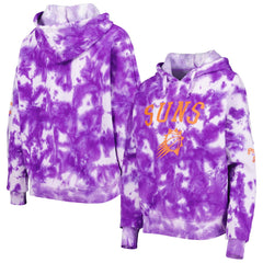 Phoenix Suns Women's Brushed Cotton Tie-Dye Pullover Hoodie Purple | New Era Lifestyle