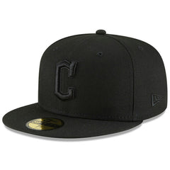Cleveland Guardians New Era 59FIFTY Fitted Hat - Black/Black - New Era Online