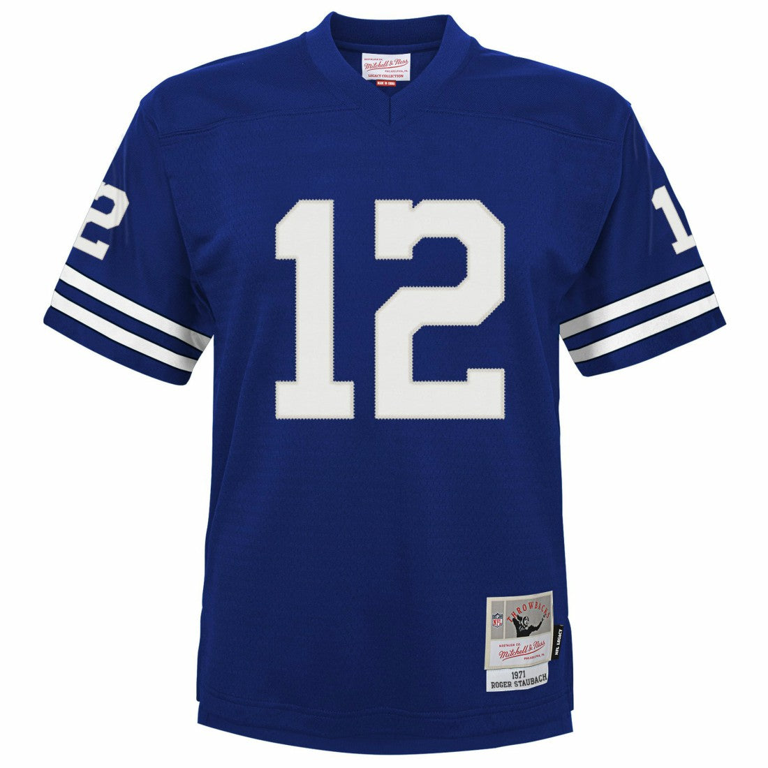 Mitchell & Ness Roger Staubach Dallas Cowboys Youth Retired Player Legacy Jersey Royal