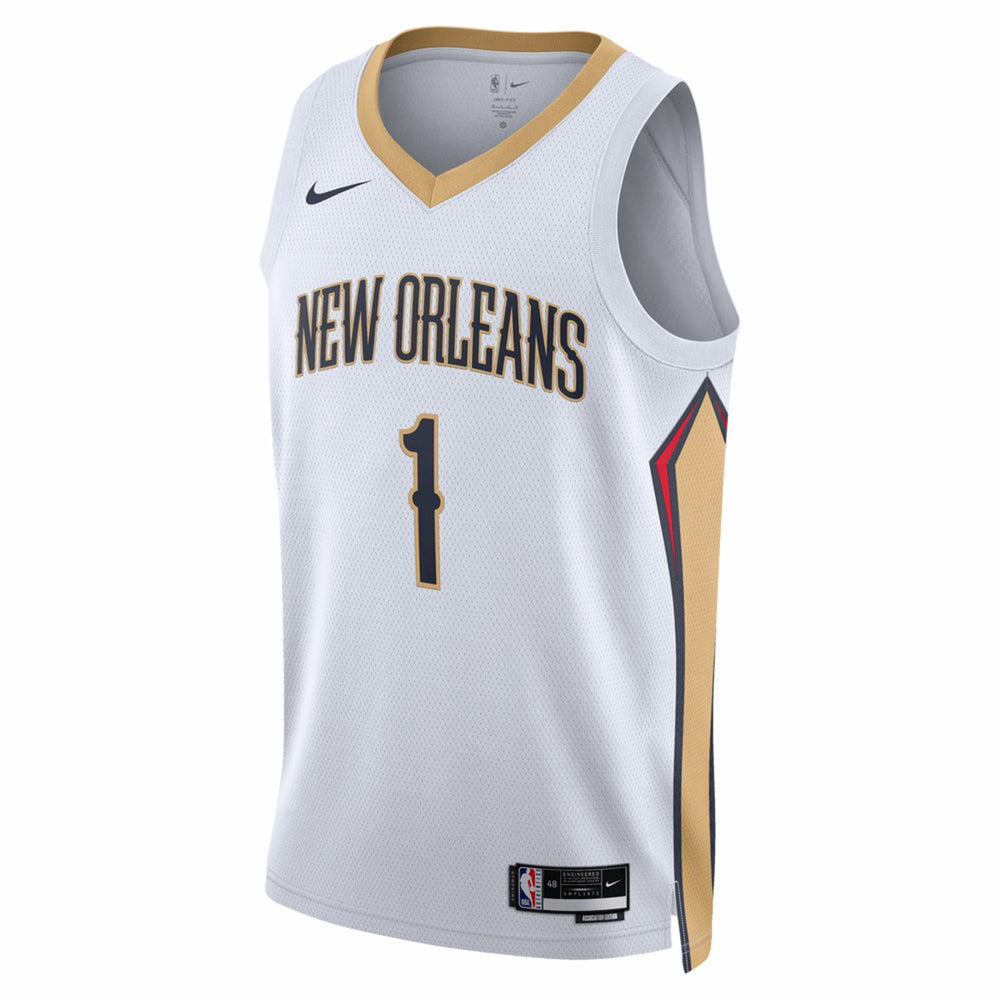 Zion Williamson New Orleans Pelicans Unisex Swingman Jersey Association Edition White | Nike outlet