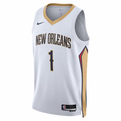 Zion Williamson New Orleans Pelicans Unisex Swingman Jersey Association Edition White | Nike outlet
