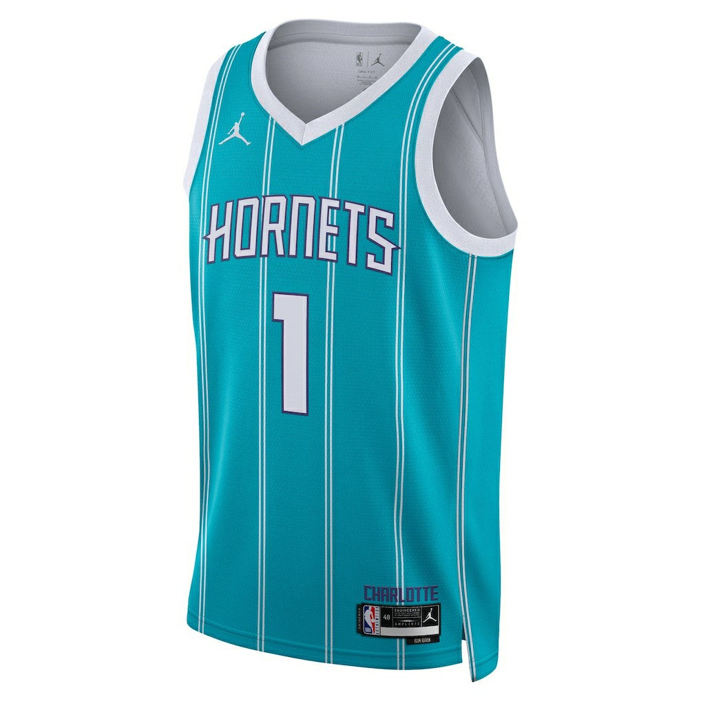LaMelo Ball Charlotte Hornets Jordan Brand Unisex Swingman Jersey Icon Edition Teal