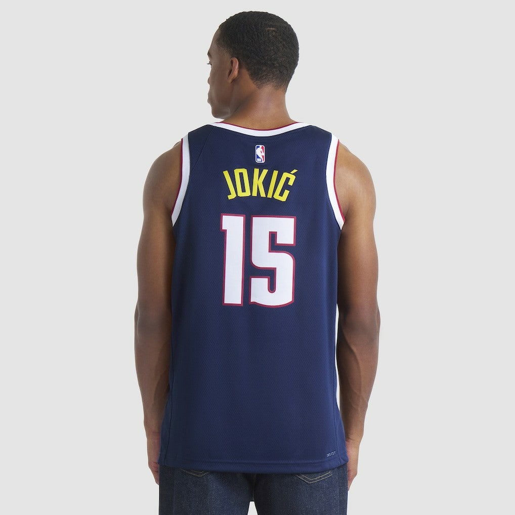Nikola Jokic Denver Nuggets Unisex Swingman Jersey for sale Icon Editi- Navy | Nike Near Me