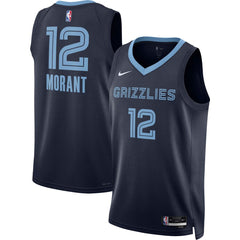 Ja Morant Memphis Grizzlies Unisex Swingman Jersey Icon Edition Navy | Nike US
