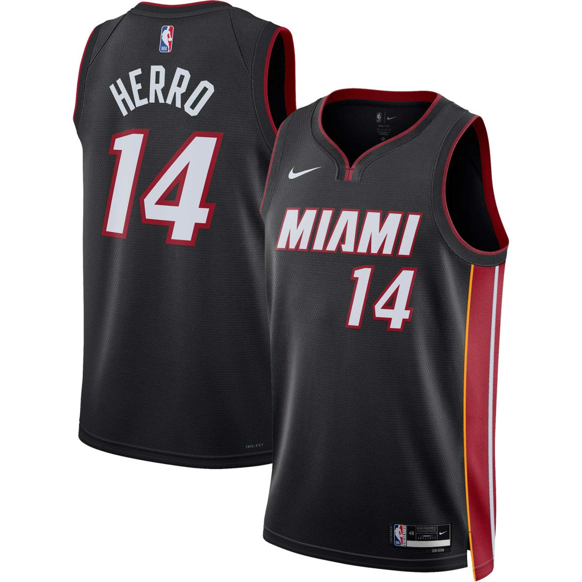 Tyler Herro Miami Heat Unisex Swingman Jersey Icon Edition Black | Nike for sale