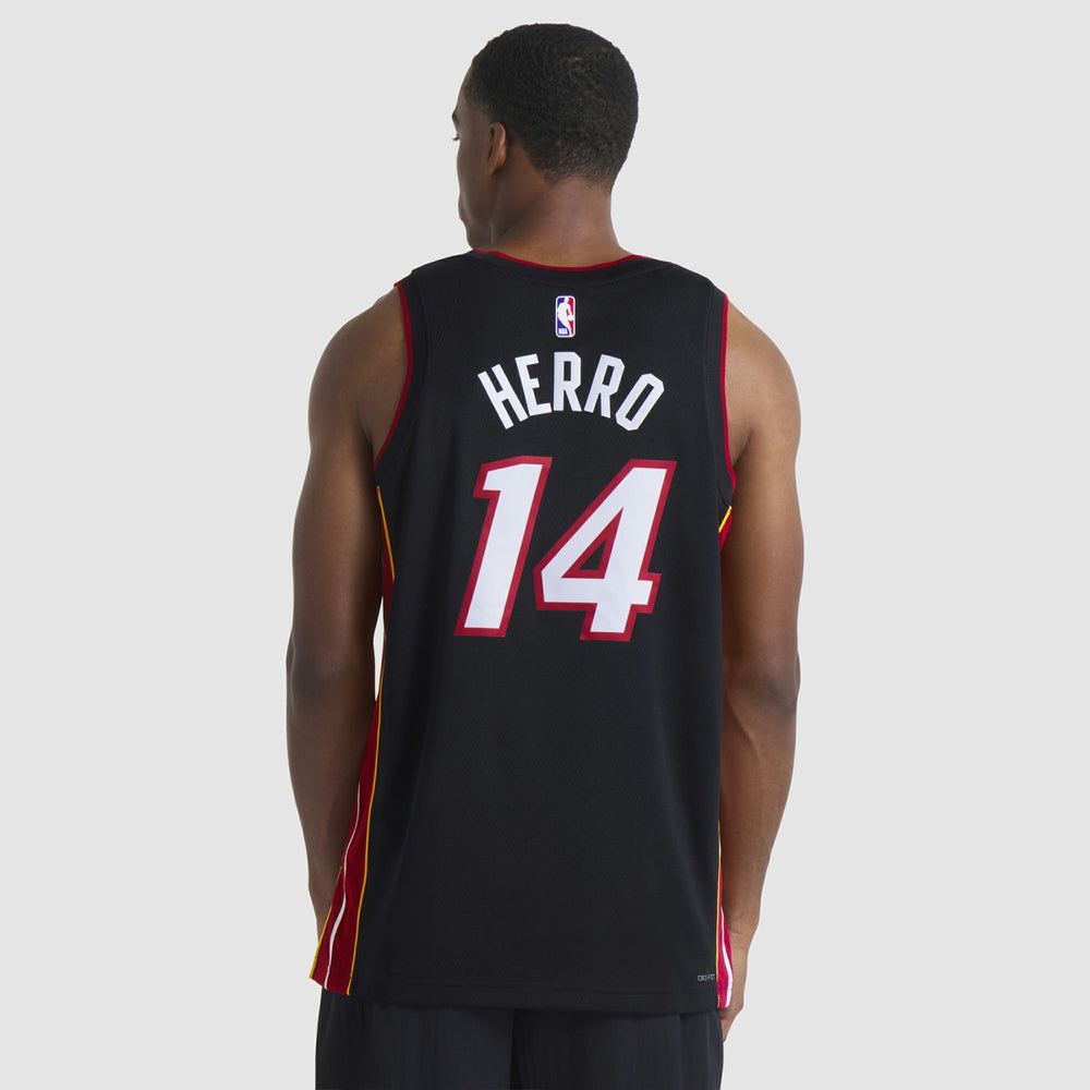 Tyler Herro Miami Heat Unisex Swingman Jersey Icon Edition Black | Nike for sale