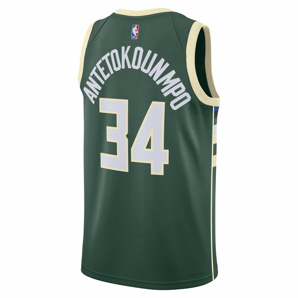 Giannis Antetokounmpo Milwaukee Bucks Unisex Swingman Jersey Icon Edition Hunter Green | Nike online