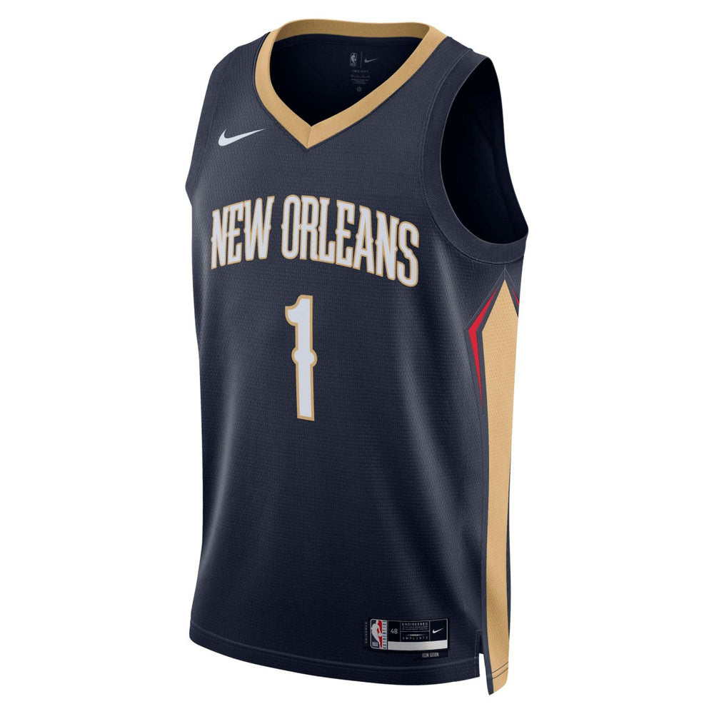 Zion Williamson New Orleans Pelicans Unisex Swingman Jersey Icon Edition Navy | Nike US