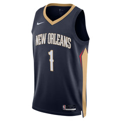 Zion Williamson New Orleans Pelicans Unisex Swingman Jersey Icon Edition Navy | Nike US