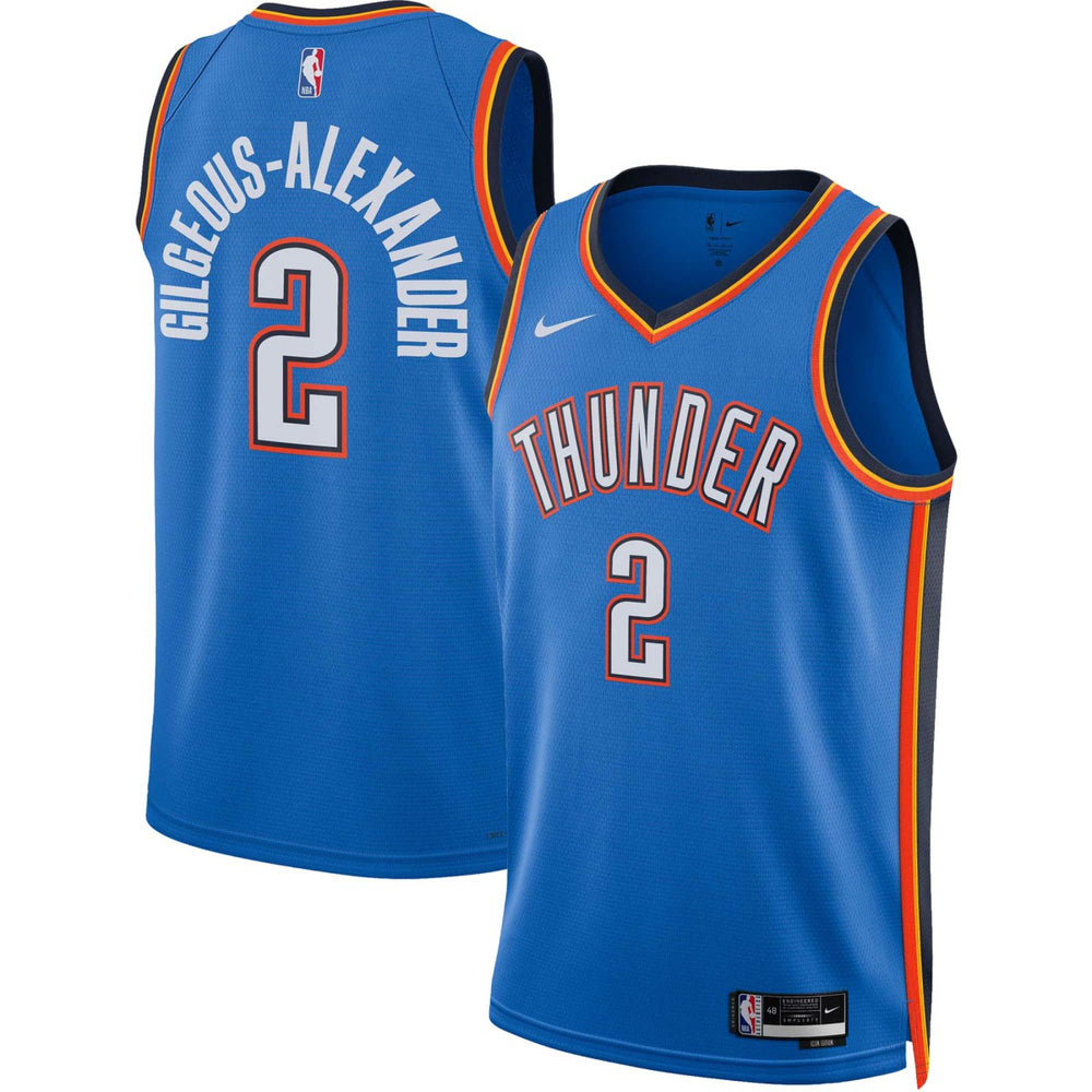 Shai Gilgeous-Alexander Oklahoma City Thunder Unisex Swingman Jersey Icon Edition Blue | Nike Near Me
