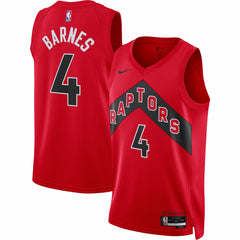 Scottie Barnes Toronto Raptors Unisex Swingman Jersey Icon Edition Red | Nike for sale