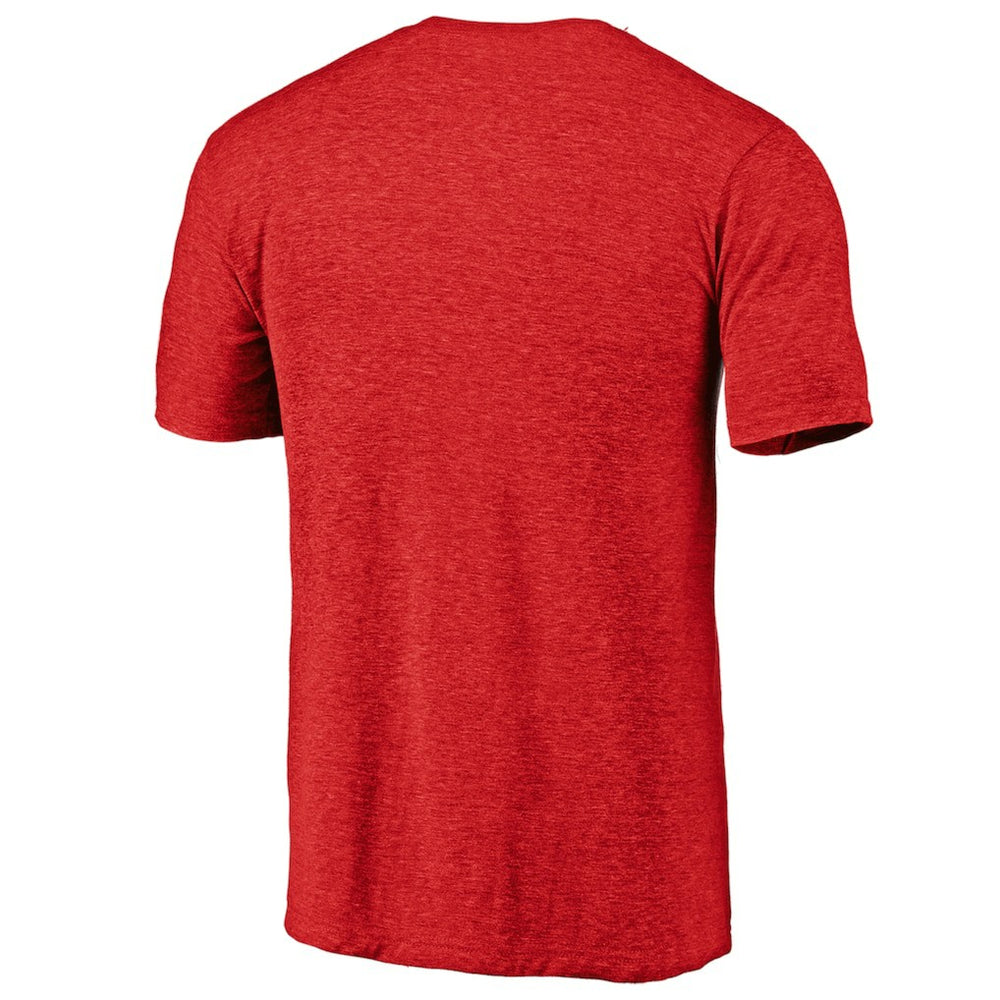 New England Patriots Hometown Collection The Shield Tri-Blend T-Shirt Red