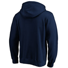 New England Patriots Primary Logo Fitted Pullover Hoodie Navy