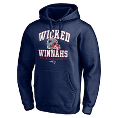 New England Patriots Hometown Collection Wicked Winnahs Pullover Hoodie Navy