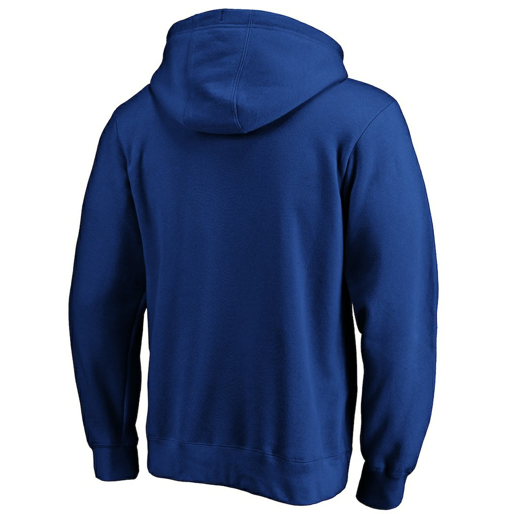 New England Patriots Throwback Logo Pullover Hoodie Royal