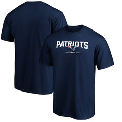 New England Patriots Team Lockup T-Shirt Navy