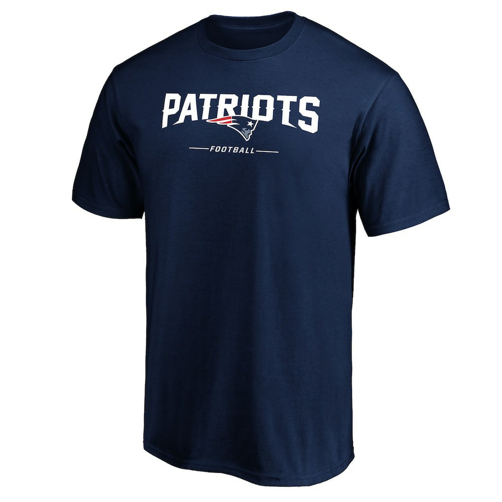 New England Patriots Team Lockup T-Shirt Navy