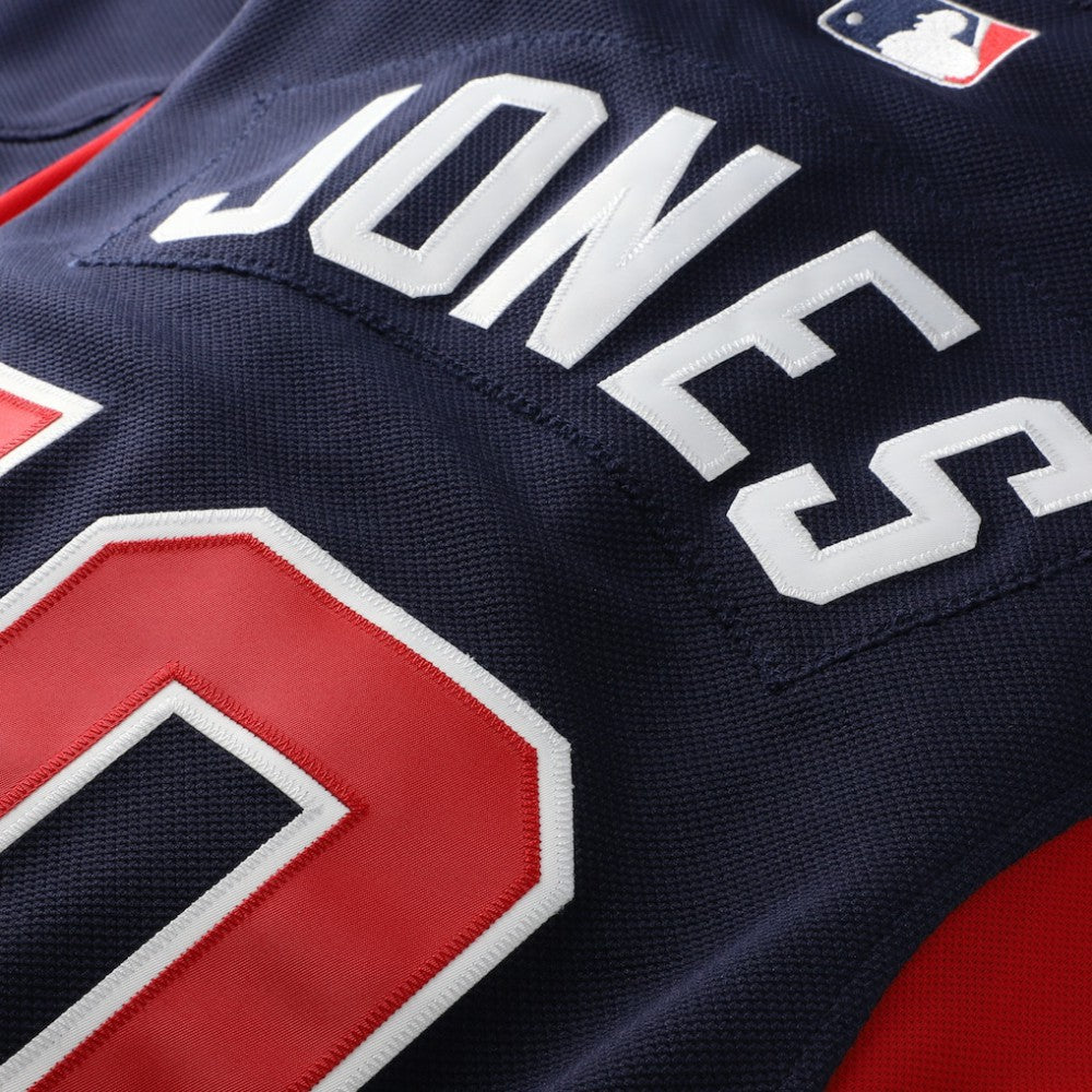 Chipper Jones Atlanta Braves Mitchell & Ness Authentic Batting Practice Jersey - Navy - Mitchell & Ness Online