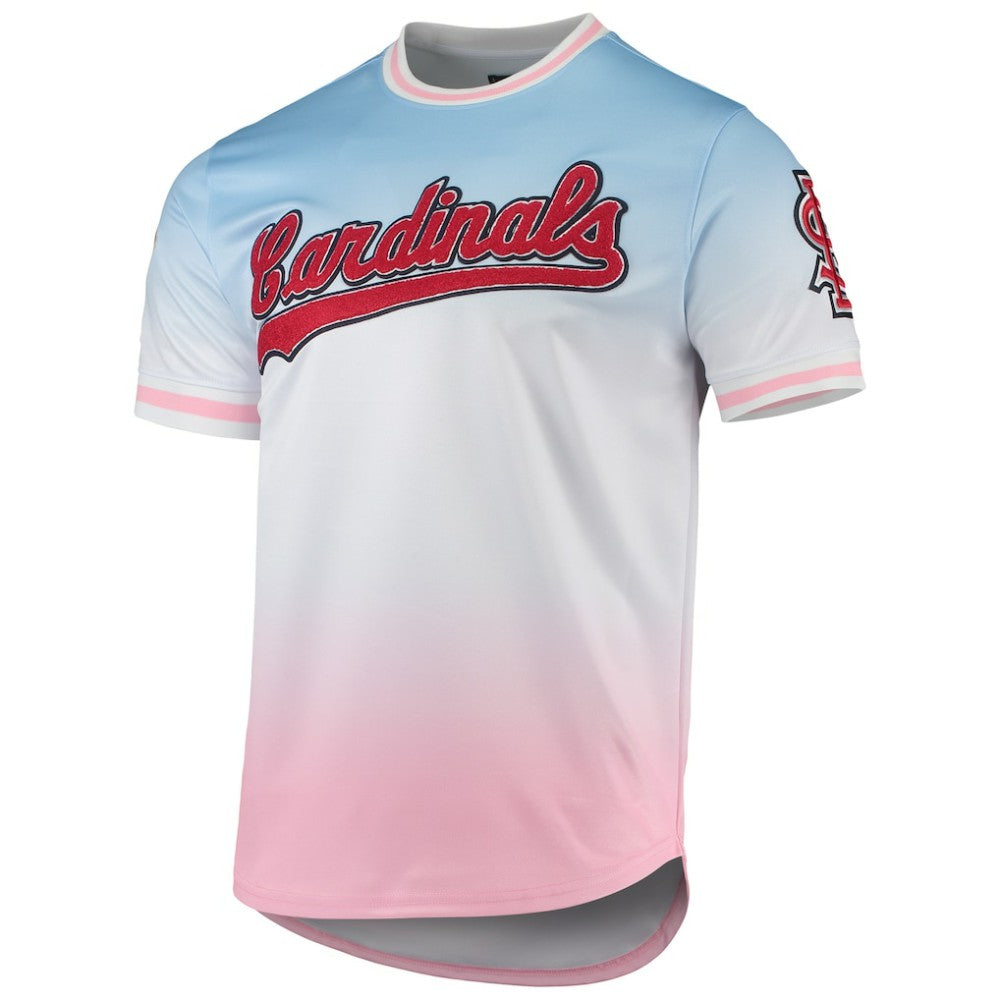 St. Louis Cardinals Pro Standard Ombre T-Shirt - Blue/Pink - MLB on Sale