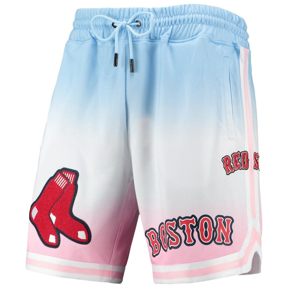 Boston Red Sox Pro Standard Team Logo Pro Ombre Shorts - Blue/Pink - MLB on Sale