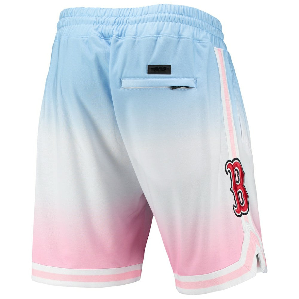 Boston Red Sox Pro Standard Team Logo Pro Ombre Shorts - Blue/Pink - MLB on Sale