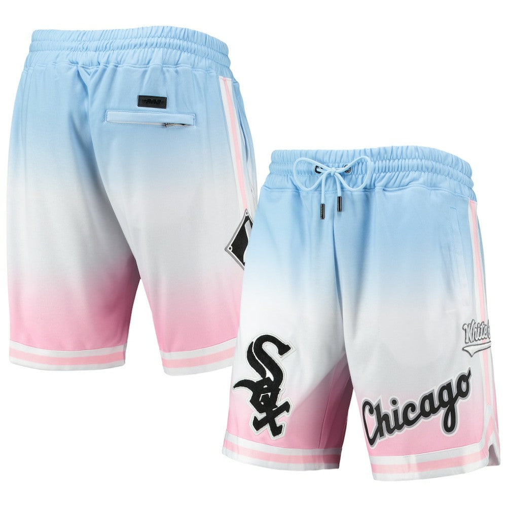 Chicago White Sox Pro Standard Team Logo Pro Ombre Shorts - Blue/Pink - MLB Sale