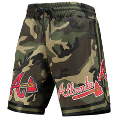 Atlanta Braves Pro Standard Team Shorts - Camo - MLB Lifestyle