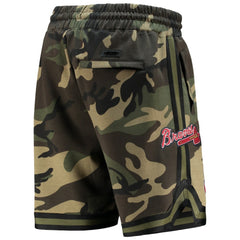 Atlanta Braves Pro Standard Team Shorts - Camo - MLB Lifestyle