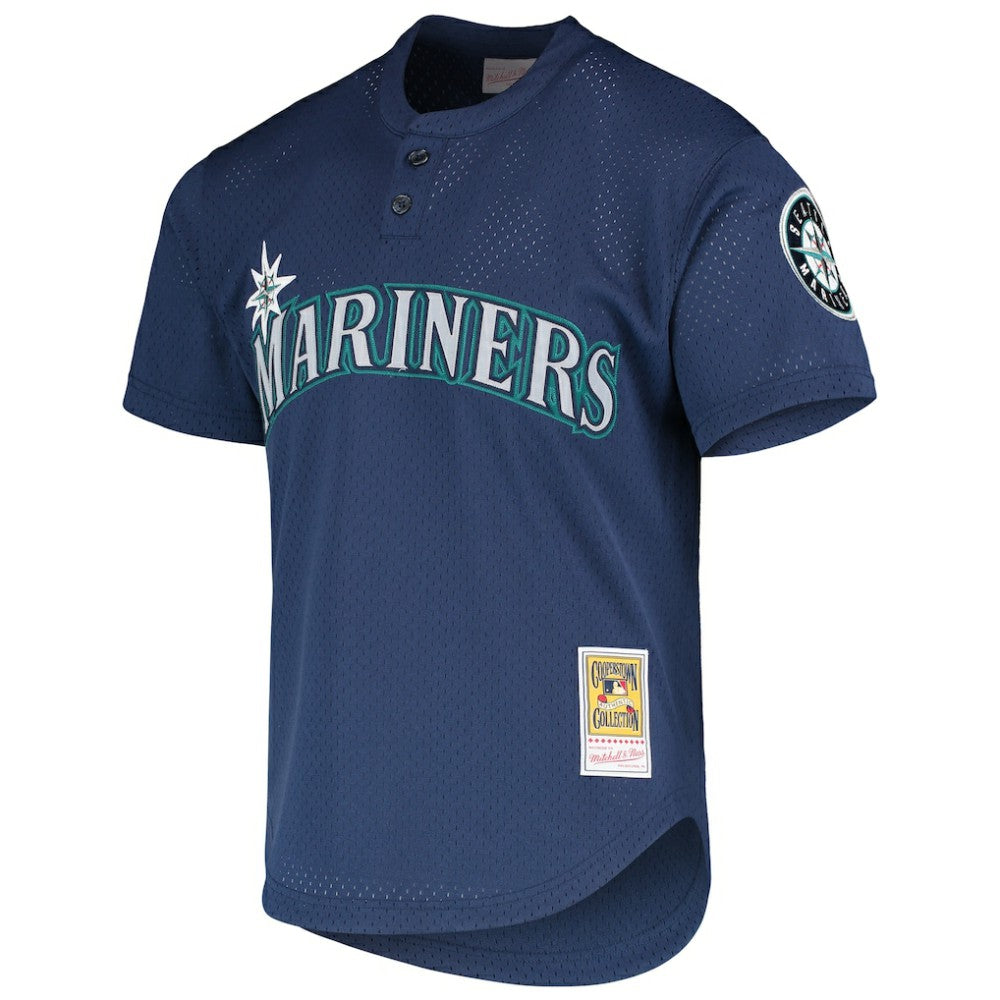Ichiro Suzuki Seattle Mariners Mitchell & Ness Authentic Batting Practice Jersey - Navy - Mitchell & Ness Online