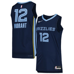 Ja Morant Memphis Grizzlies Authentic Jersey Icon Edition Navy | Nike discount