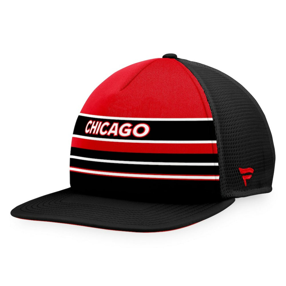 Chicago Blackhawks Fanatics Special Edition 2.0 Trucker Snapback Adjustable Hat - Red/Black - NHL 4655583