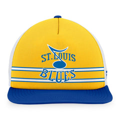 St. Louis Blues Fanatics Special Edition 2.0 Trucker Snapback Adjustable Hat - Gold/Blue - NHL 4655592