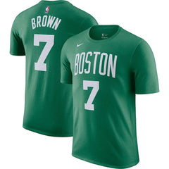 Jaylen Brown Boston Celtics Icon 2022/23 Name & Number T-Shirt Kelly Green | Nike