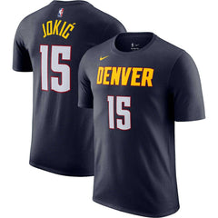 Nikola Jokic Denver Nuggets Icon 2022/23 Name & Number T-Shirt for sale Navy | Nike outlet