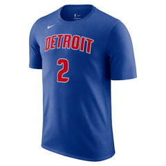 Cade Cunningham Detroit Pistons Icon 2022/23 Name & Number T-Shirt for sale Blue | Nike discount
